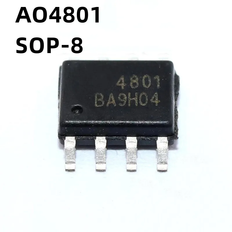 5PCS/lot  AO4801  4801 AO4801A SOP8 SOP-8  In Stock