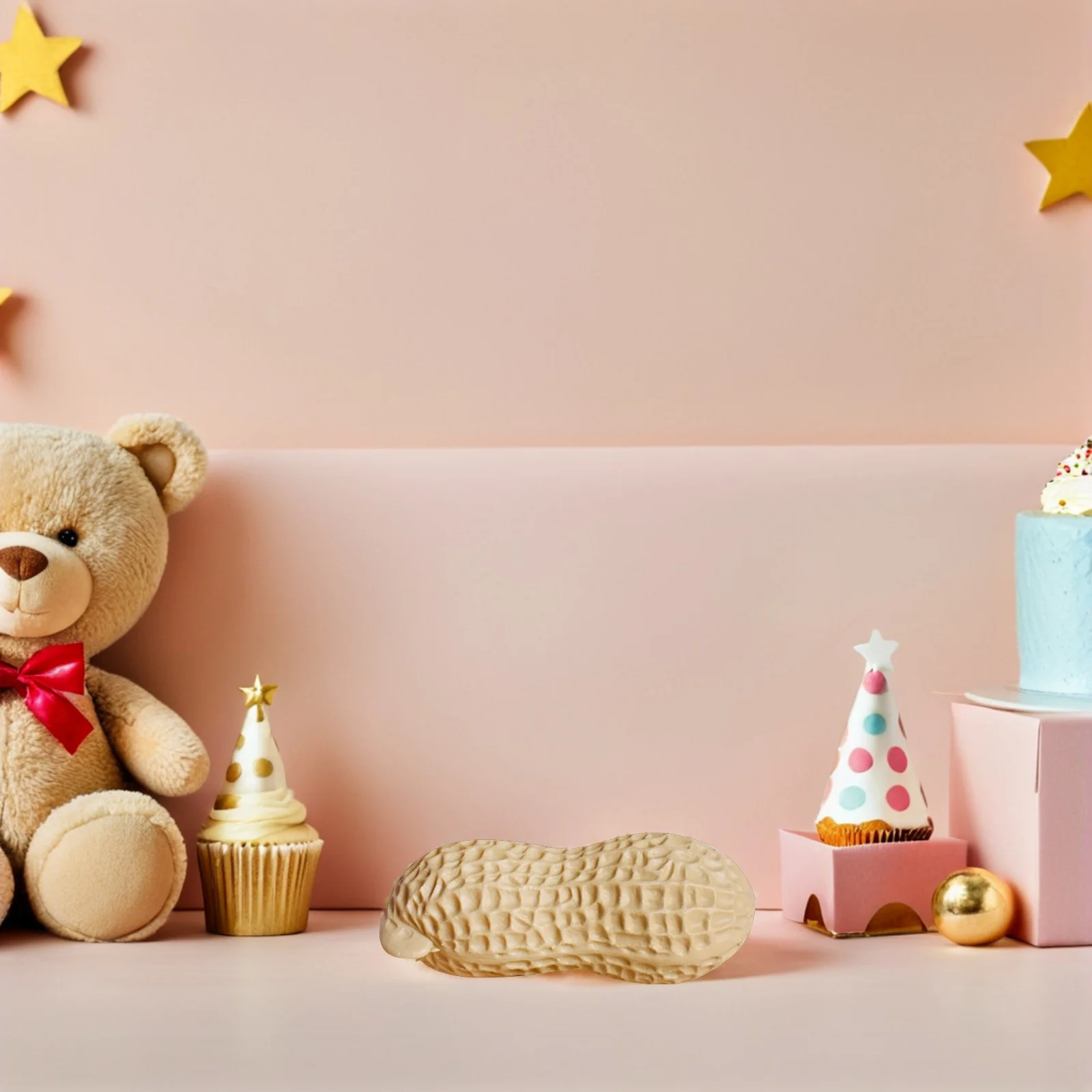 

Large Artificial Peanut Decor Foam Simulation Peanut Display Prop Table Centerpiece Photo Prop Retail Decoration