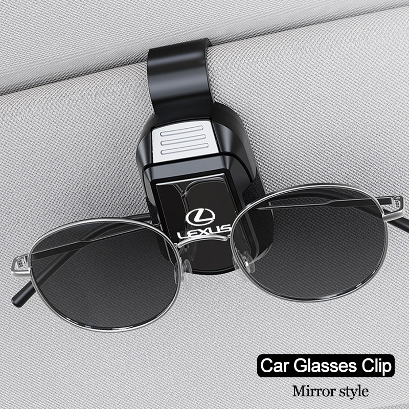 سيارة الشمس قناع نظارات حامل مرآة نمط النظارات الشمسية كليب لكزس RX330 IS250 Ct200h ES300h RX350 IS300h NX300h السيارات الداخلية