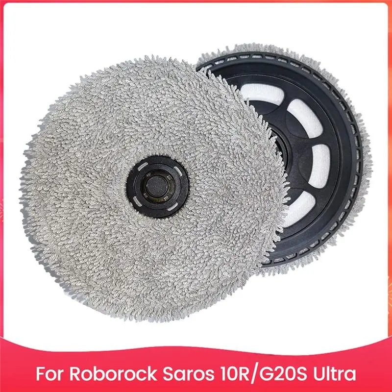 

AEE4-комплект сменных аксессуаров для Roborock Saros 10R, G20s Ultra, детали робота-пылесоса, держатели для швабры и подушечки для швабры
