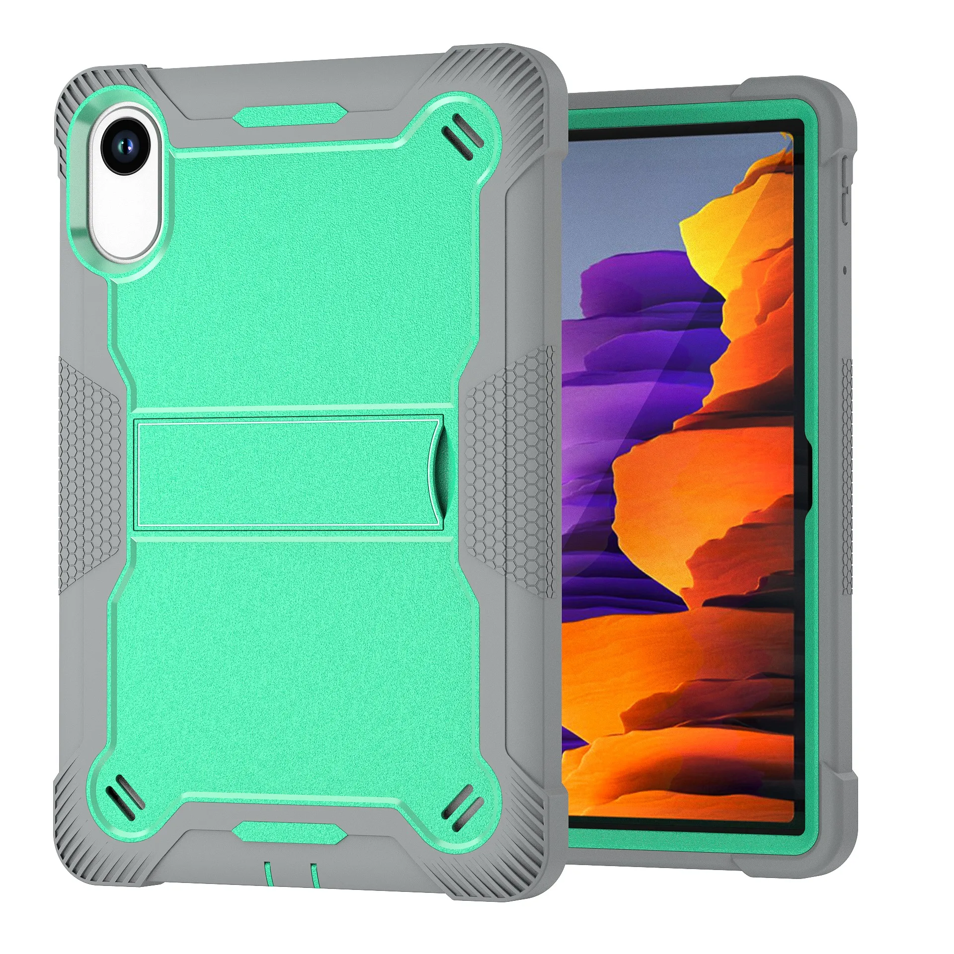 For Redmi Pad 2 2025 Pro 12.1 SE 8.7 Cover PC-Silicone Shockproof Shell Heavy Duty Armor Stand Case For Xiaomi Pad 7 Pro11.2