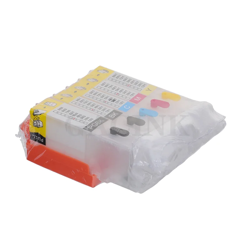 PGI-480 CLI-481 Refillable Ink Cartridge With Chips For Canon PIXMA TS6140 TS9140 TS6240 TS704 TR7540 TR8540 TS8140 PGI 480