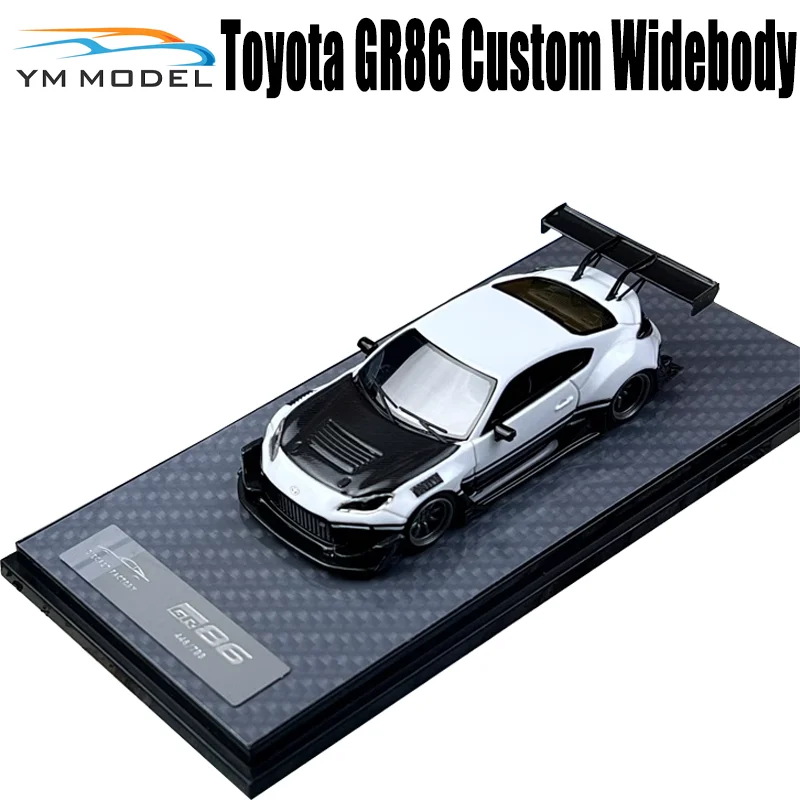 

YM Model 1/64 Toyota GR86 Custom Widebody Fujiwara Alloy Toy Diecast Metal Model Gift