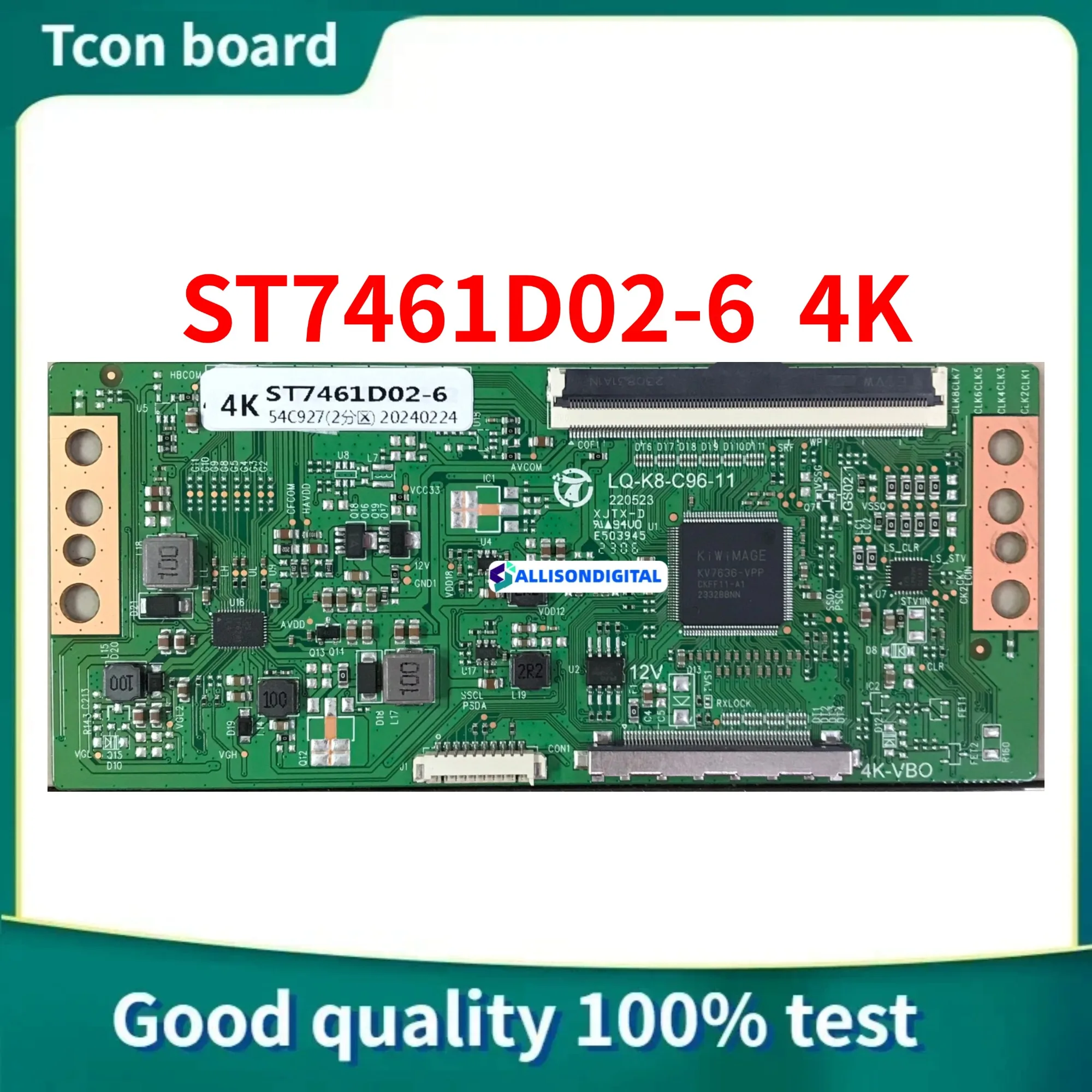 

Новая плата обновления ST7461D02-6 4K Tcon Board В наличии поддерживает одинарные и двойные перегородки