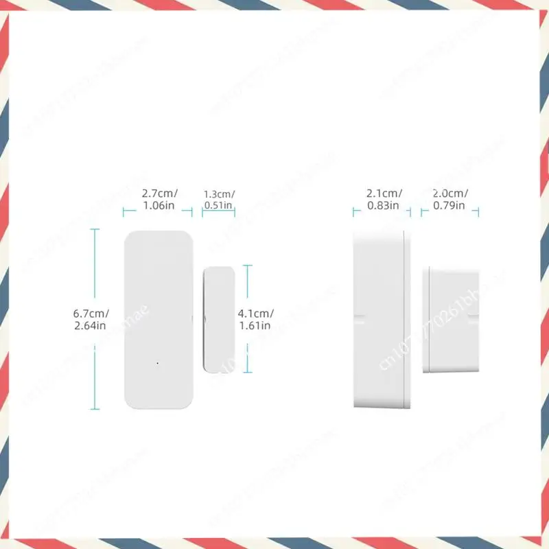-A21Z Wireless TUYA Smart WIFI Door And Window Sensor, Alert System For Open/Closed Door Notifications