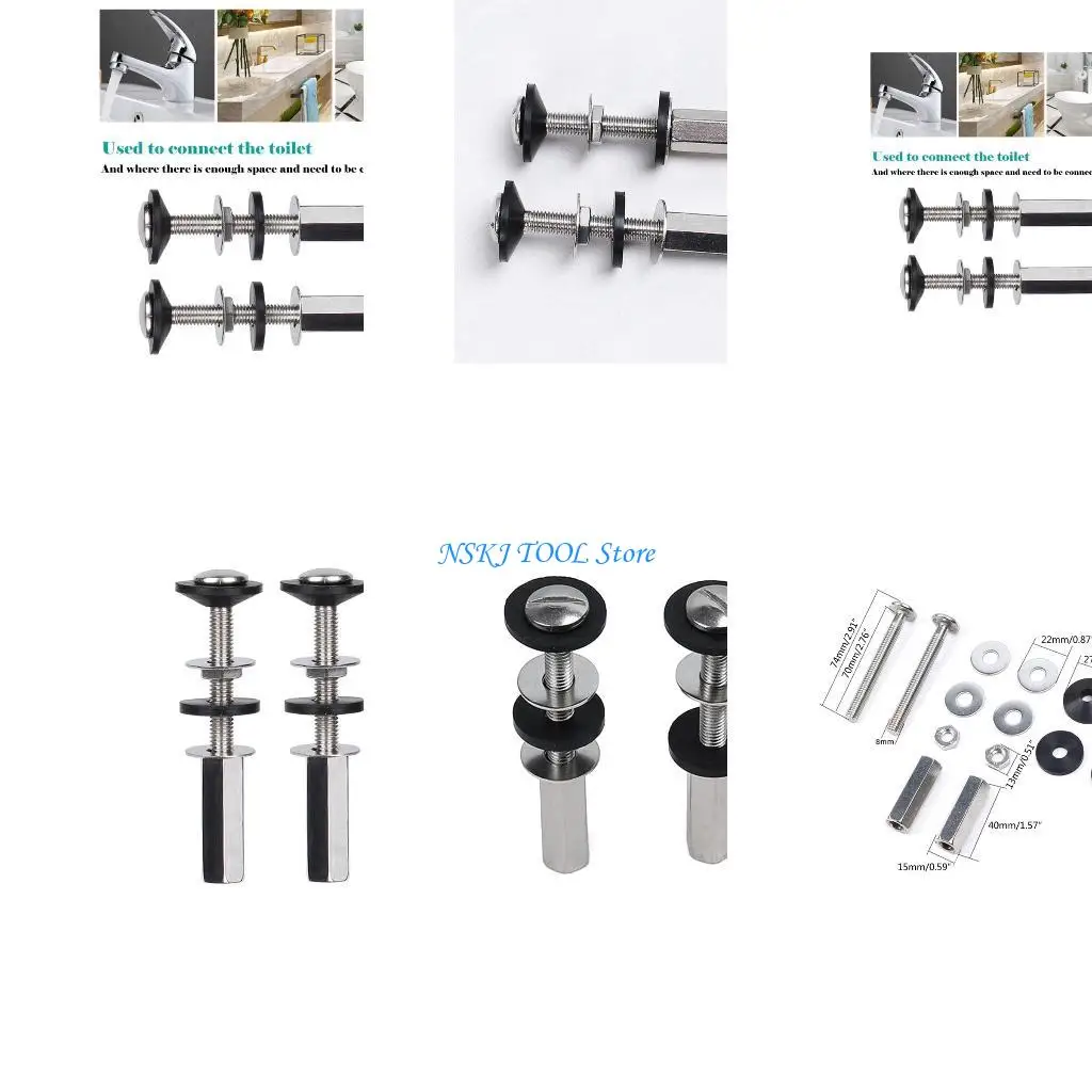 

L8RC Toilet Fixing Stainless Steel Toilet Close Coupling Toilet Cistern Bolt