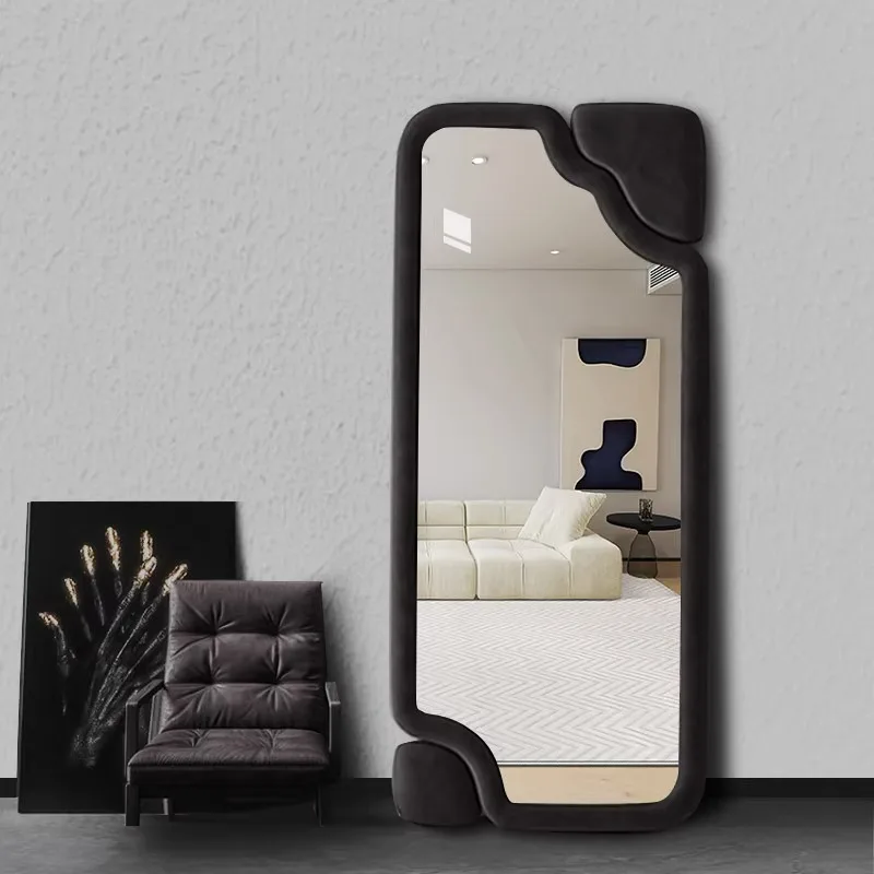 

Internet celebrity full-length mirror, special-shaped mirror, girl's bedroom, floor-to-ceiling mirror, irregular dressing mirror