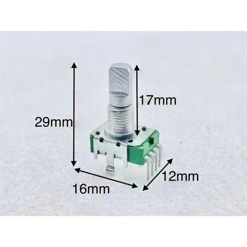 1pcs，360 degree rotary potentiometer，RK11，B10K，4Pin，AKAI  APC40  APC40MK2，The shaft length is 17mm