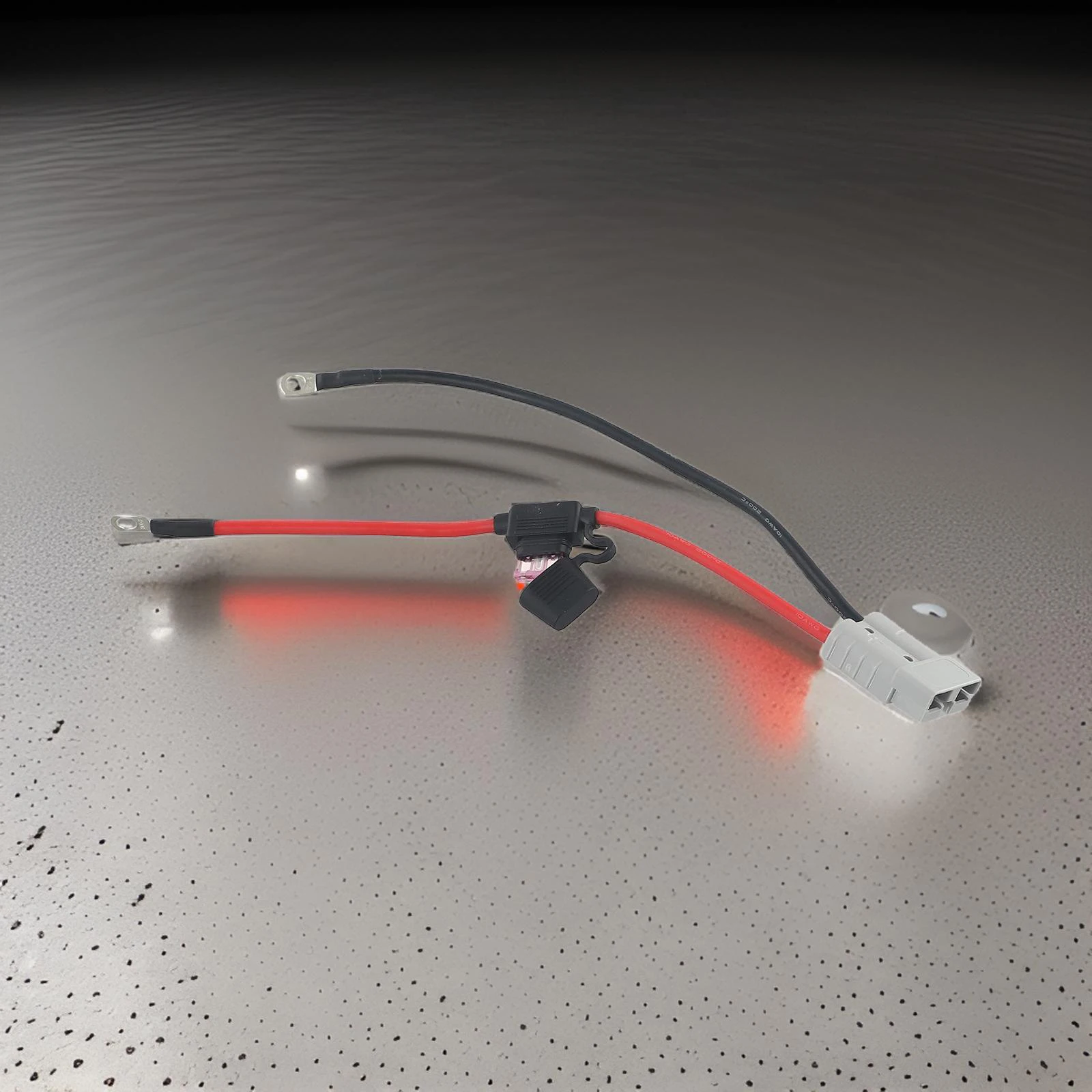 10AWG 50A M8 Charging Connector Cable Kit with Weatherproof Seal and Dual Ring Terminals for Electrical Equipment Integration