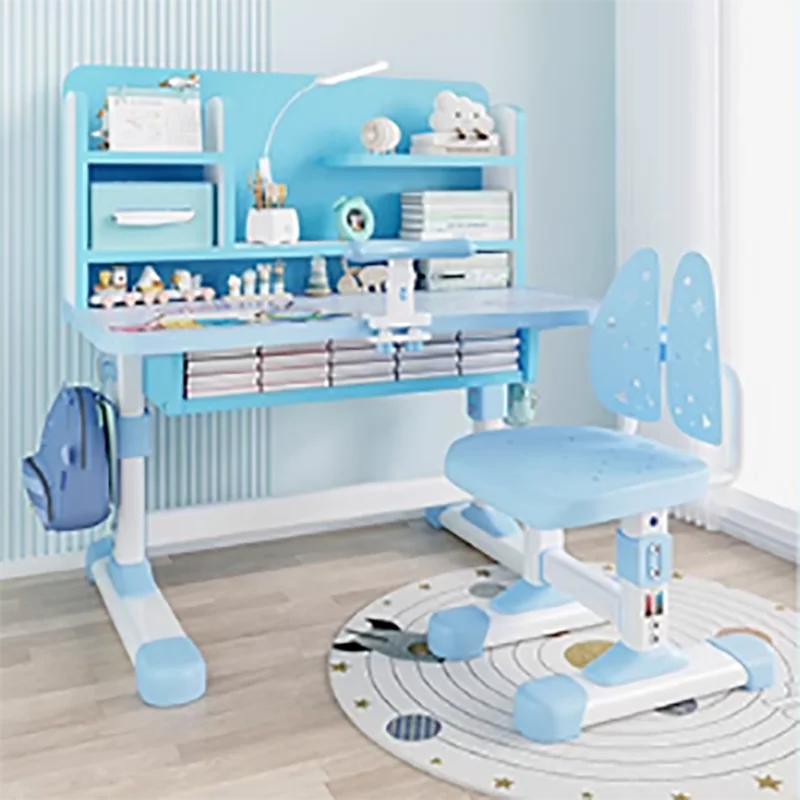 Children's Desk Study Set Table School Furniture Chair Tables Kids Student Classroom Childrens Small Room Elementary Child