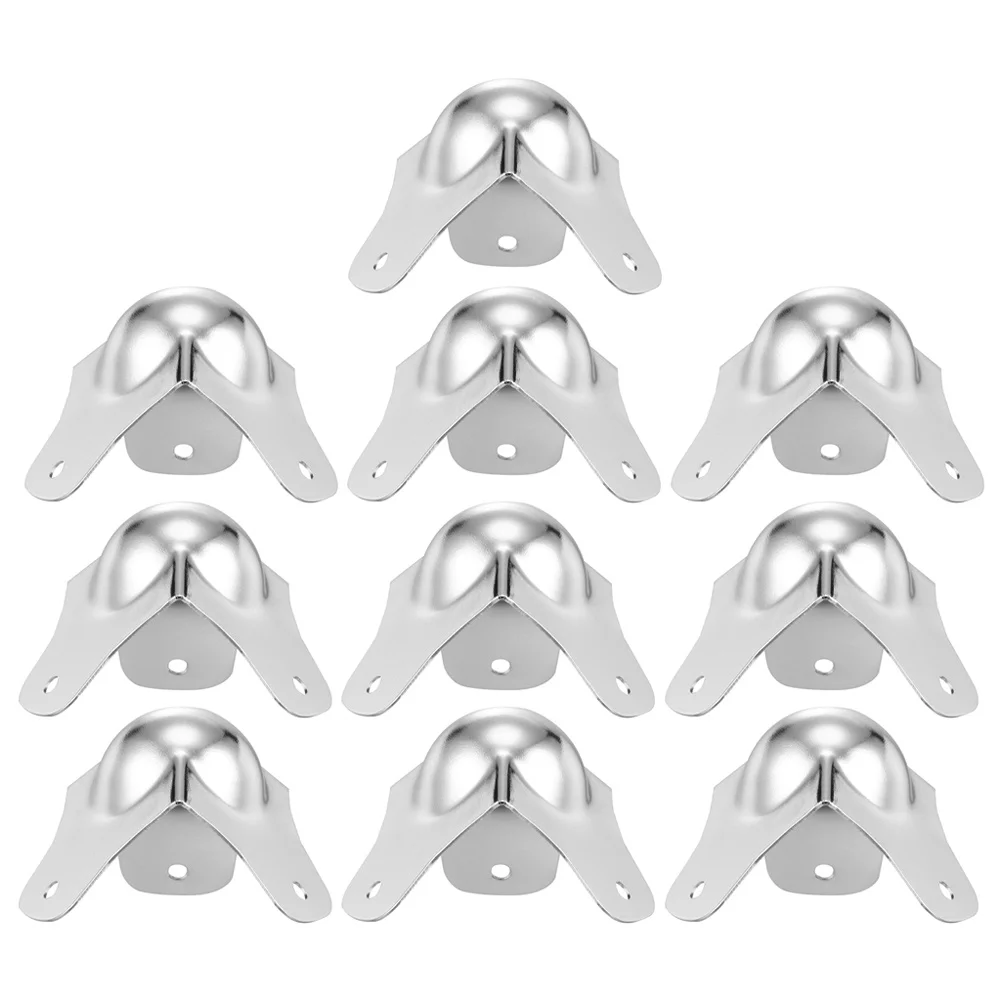 ตัวป้องกันมุมกล่องโลหะ 10 ชิ้น แข็งแรง ทนทาน สำหรับตู้ไฟฟ้า กล่องขนส่ง ใช้แทนอะไหล่ฮาร์ดแวร์