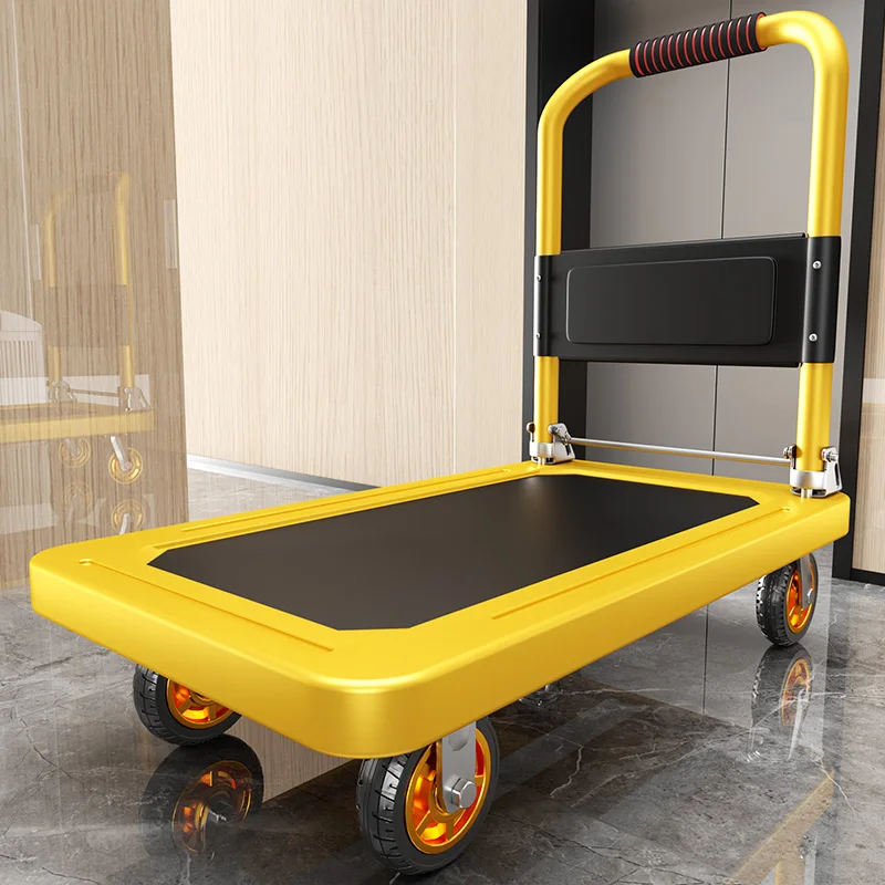 lightweight-portable-shopping-cart-hand-pull-hand-push-steel-plate-material-foldable-design-stainless-steel-body-for-home-and