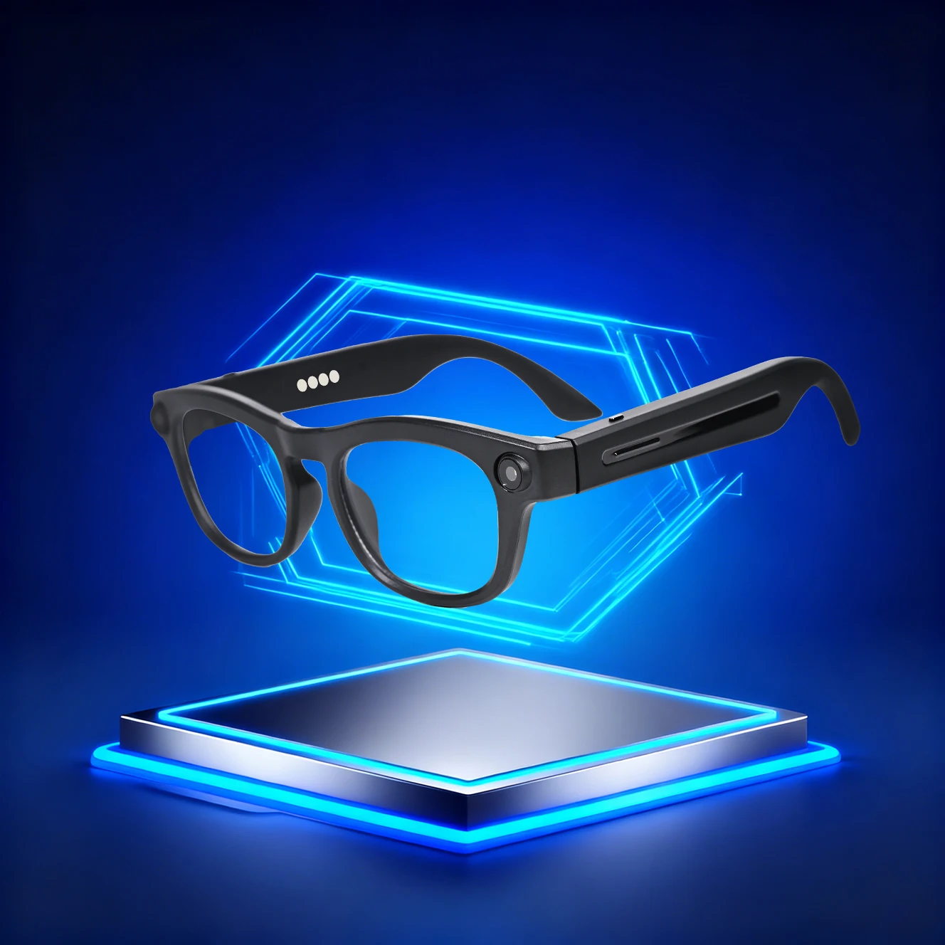 

2026 умные очки для перевода искусственного интеллекта с камерой для IPX5, водонепроницаемые видеоочки 1080P, захват для мужчин, спорт, бег