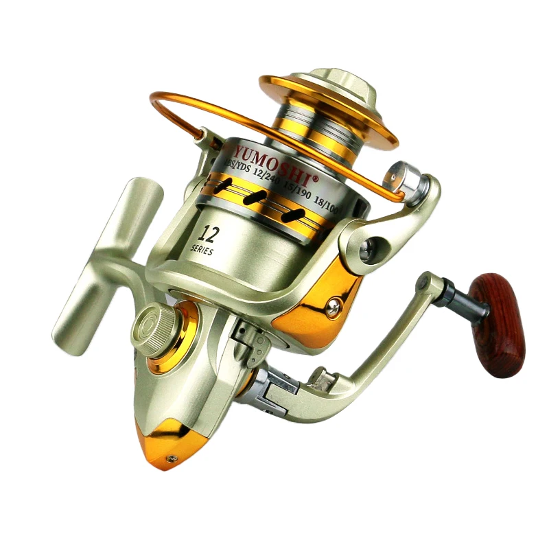 

EF1000-9000 Spinning Spinning Reel 12+1BB Full Metal Rocker Maximum Pull 4.1:1/5.2:1for Freshwater Saltwater Aluminum Alloy
