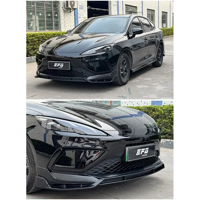 High Quality Glossy Black PP Plastic Front Lip Rear Diffuser Replacement Body Kit Fit For 2024-2025 Seal 05 Exterior Body Access