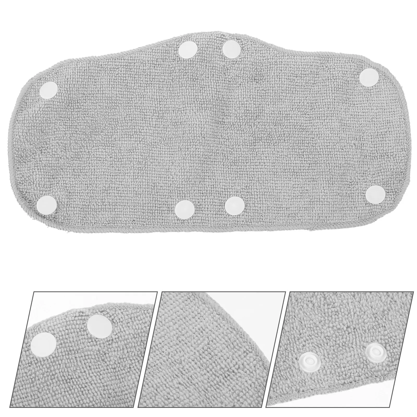 4Pcs Hard Hat Sweatband Dark Gray Sweat Absorber Liner with 8 Snap Fasteners Breathable Comfort Fit for Factory Supplies Worker