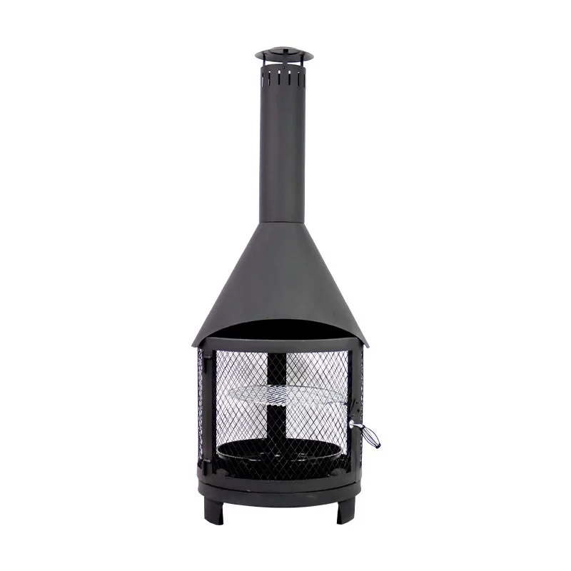 Large outdoor heating stove Garden grill Charcoal grill Firewood heating stove Bonfire stove