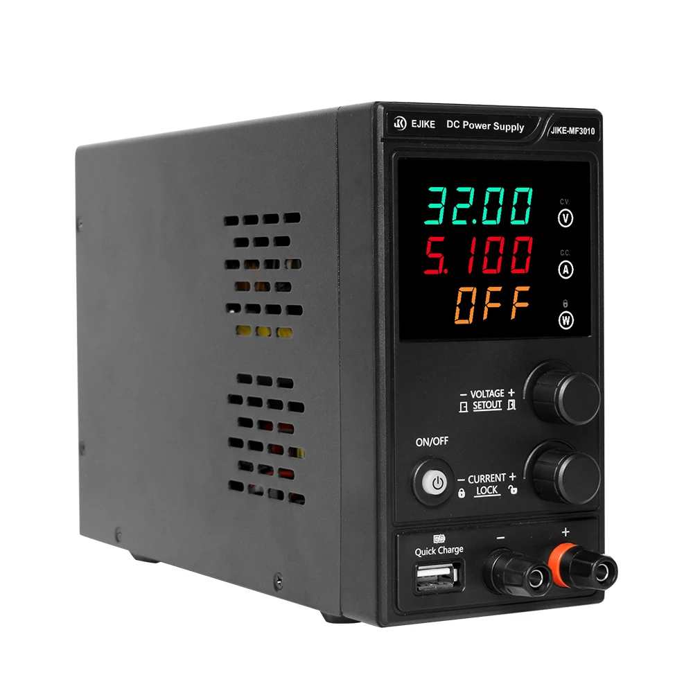 

Adjustable Current Speed Charging 30V 10A Laboratory Workbench Dc Power Supply 110V US Plug 220V EU Plug Digital Display