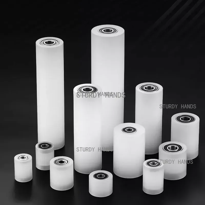 Nylon Bearing Pulley Sliding Door Guide Roller Conveyor Belt Roller Wear-Resistant Positioning Track Wheel Hardware Accessories