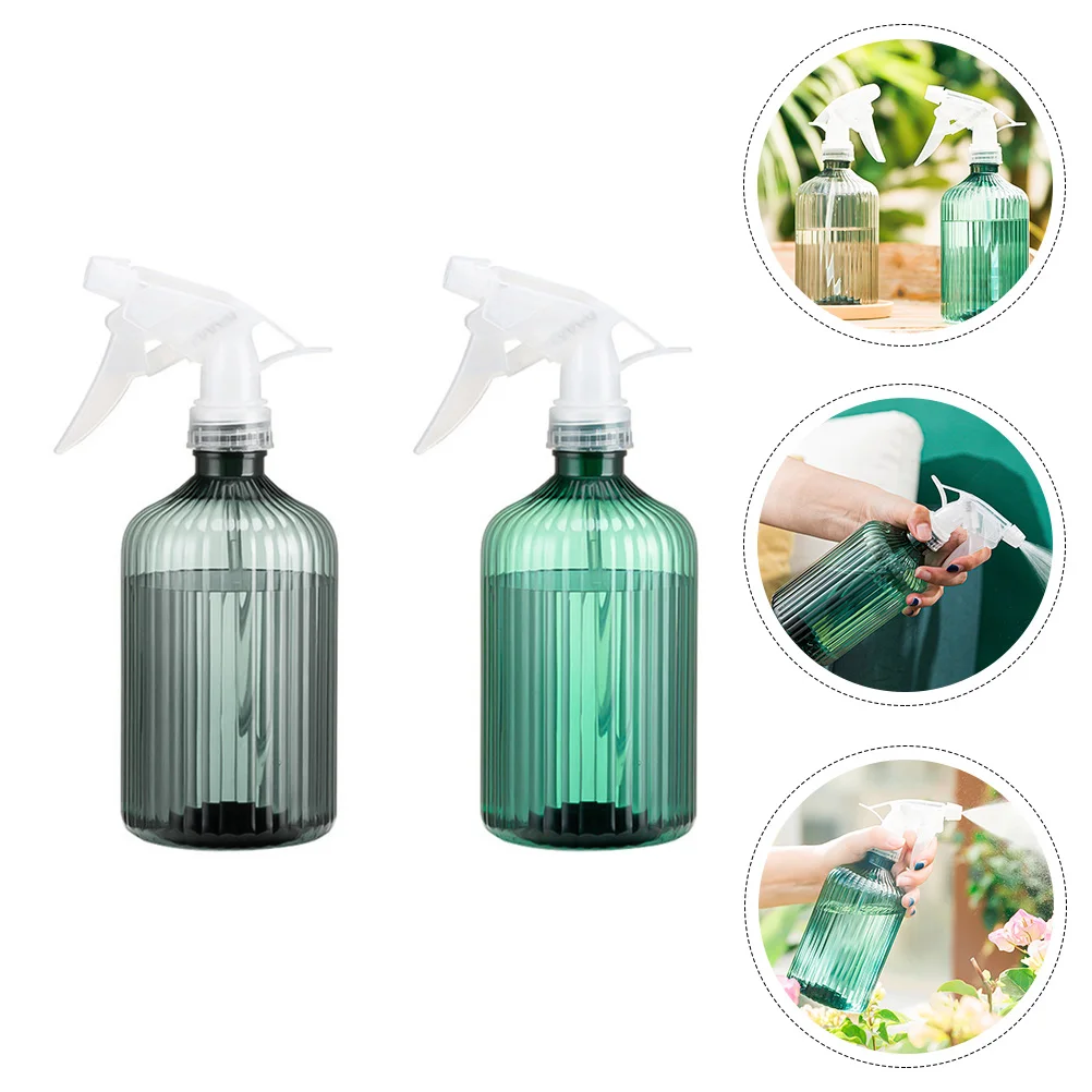 

2pcs Plastic Watering Mister For Indoor Plants Garden Home Use Durable Sprayer Bottle Ergonomic Design Cleaning Tool Mist Spray