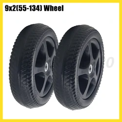 2pcs 9x2 (55-134) Children's Tricycle Parts Rear Wheel Bicycle Wheels Baby's Wheelbarrow