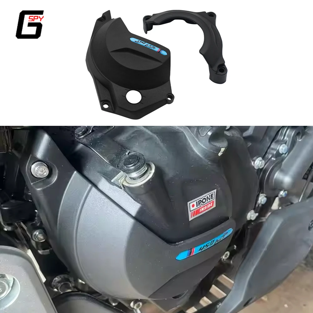 For CFMOTO CF MOTO 450MT 450 MT 2024-2025 Motorcycle Engine Protection Cover Side Case Slider MT450 Protector Accessories Black