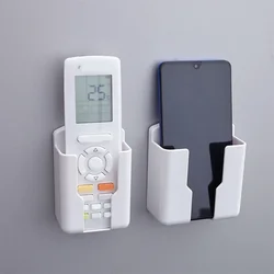 Soporte de Control remoto montado en la pared, organizador, caja de almacenamiento, soporte para enchufe de teléfono, soporte para aire acondicionado, estante de pared