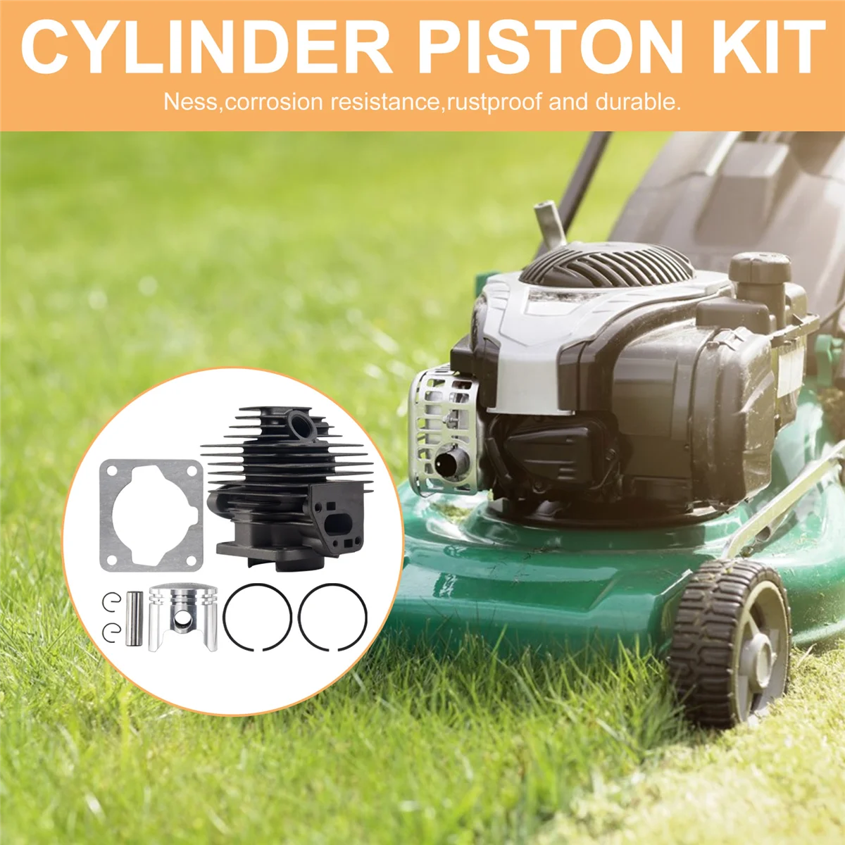 Cylinder Piston Kit 36MM for MITSUBISH TL33 1E36F-2GN Mcculloch B33B 33CC Engine Brush Cutter.Grass Trimmer