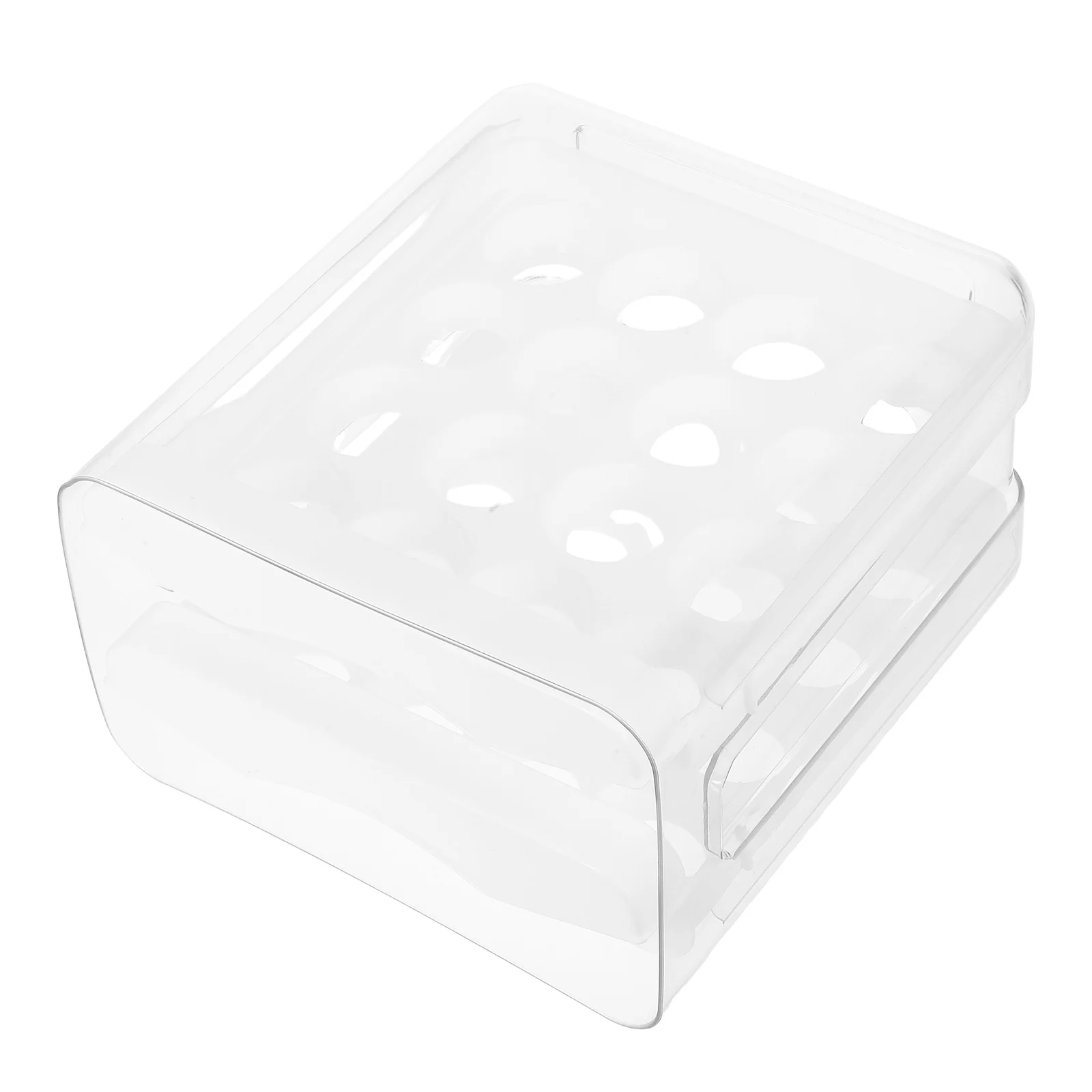

Egg Storage Box Creative Tray Holder for Refrigerator Container Rack Pp Countertop Fridge Organizer