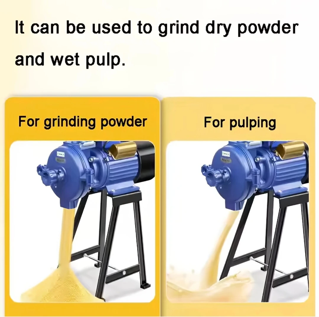 Macchina per la spatola a umido e a secco tutto in uno in acciaio inossidabile, macchina per separare i liquami e estrusore di soia per la molatura completa