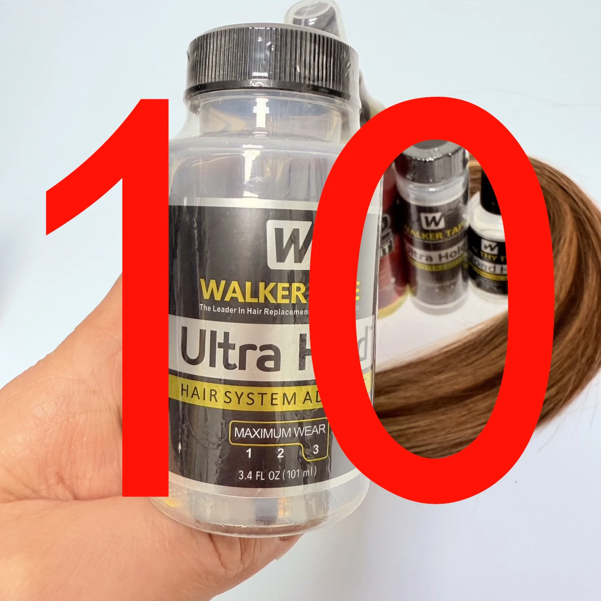 5/10PCS Ultra Hold Waterproof Lace Front Wig Glue Transparent Invisible Hair Adhesive for Wig Bonding Hairpiece Toupee