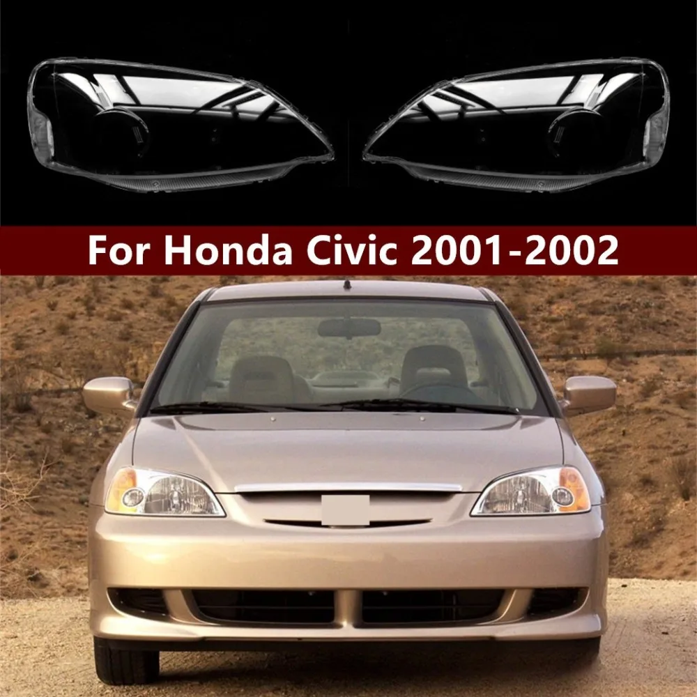

For Honda Civic ES1 ES8 ES5 ES7 2001~2003 Headlight Cover Car Headlamp Lens Glass Replacement Front Lamp Shade Auto Shell