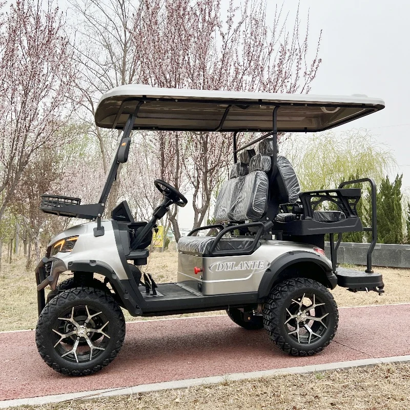 

New 4 6 Seater Electric Off-Road Golf Cart 48V 72V Street Legal Independent Lift Suspension Golf Cart