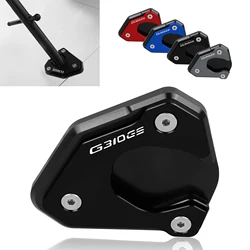 Motorcycle CNC Kickstand Extension Pad Foot Side Stand Extension Plate For G310GS G310 GS G 310 GS 2022 2023