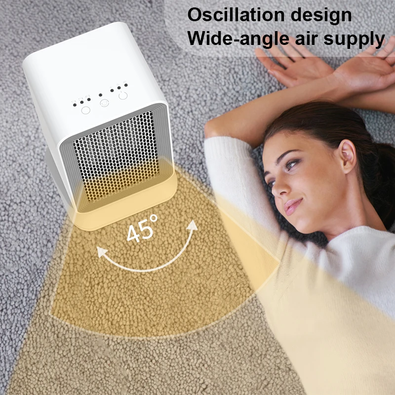 Xiaomi Youpin Heater Electric Heater Low Consumption Vertical Heating Fan Safety Overheating Protection Silent Small Hand Warmer
