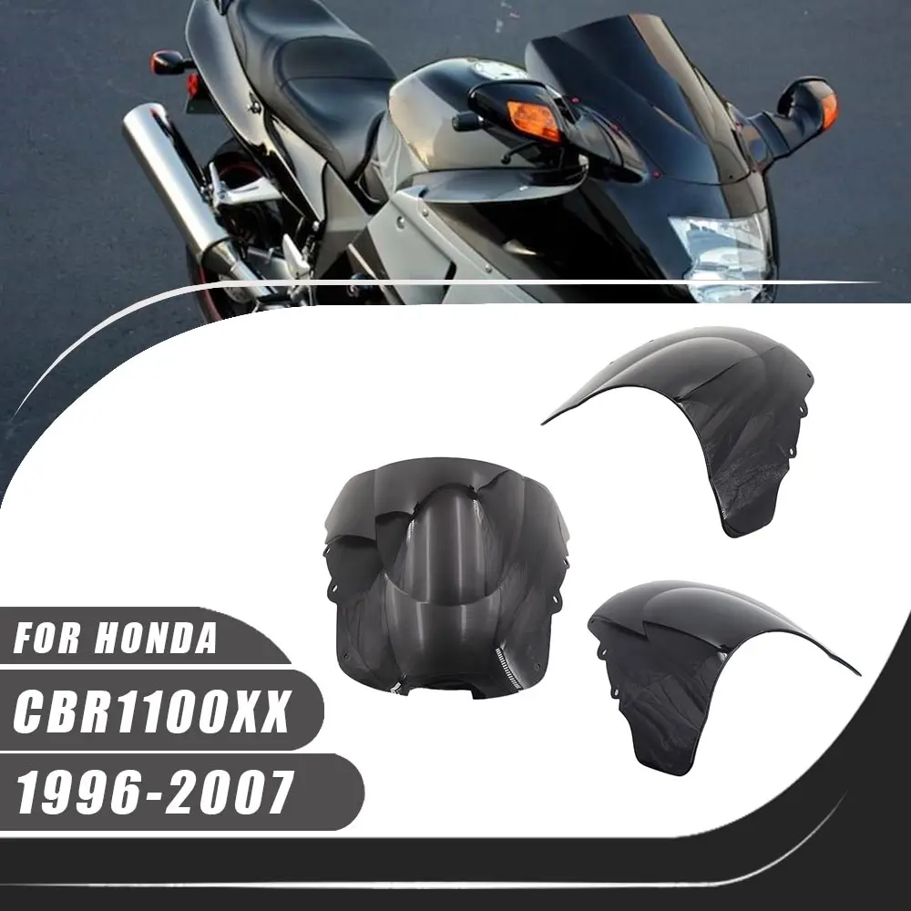 

For Honda CBR1100XX Blackbird 1996-2007 Motorcycle Windshield Windscreen Wind Deflectors