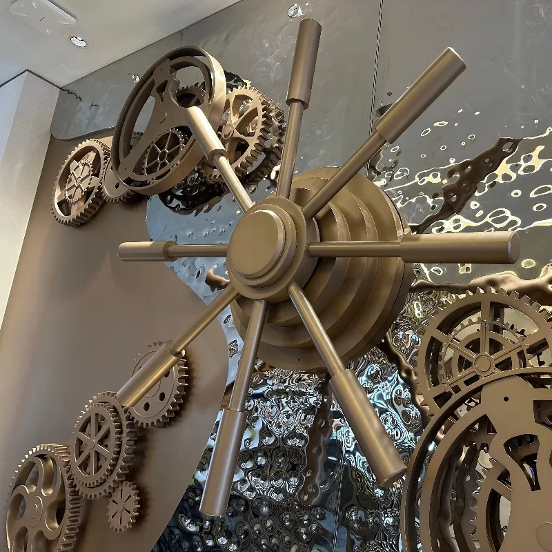 Interior decoration panels, steel corrugated panels and for stainless steel trim