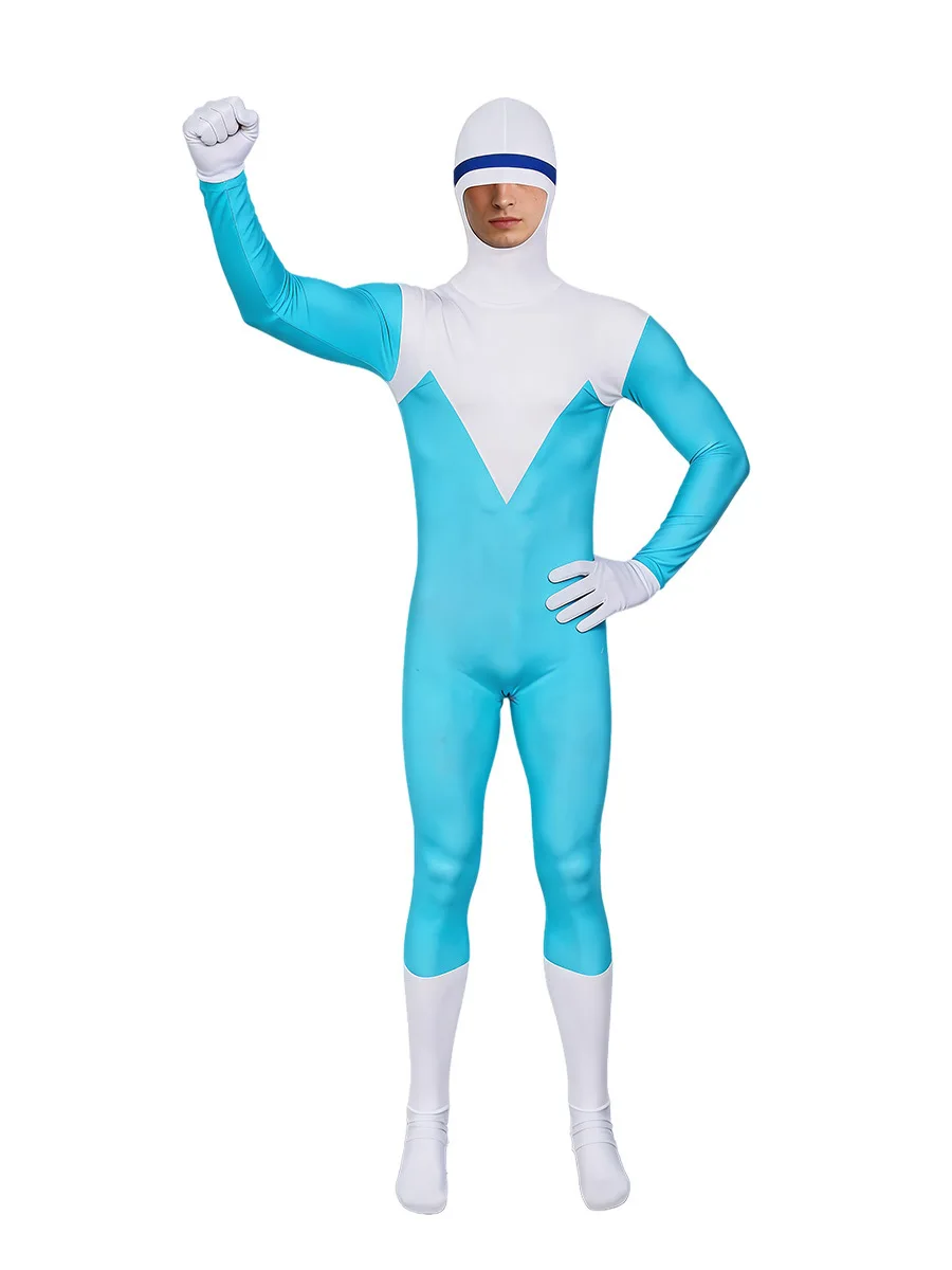 

Incredibles cosplay Cool Ice Man Lucius Best Halloween party cosplay costume