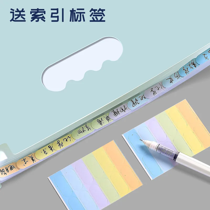 A4 Letter Rainbow Multi Layer Vertical Storage File Holder 25layers Store 2000 Sheets For School Office Paper Storage Organizer