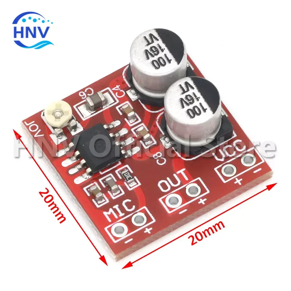 LM386 electret microphone amplifier board / microphone amplifier / without potentiometer DC4-12V