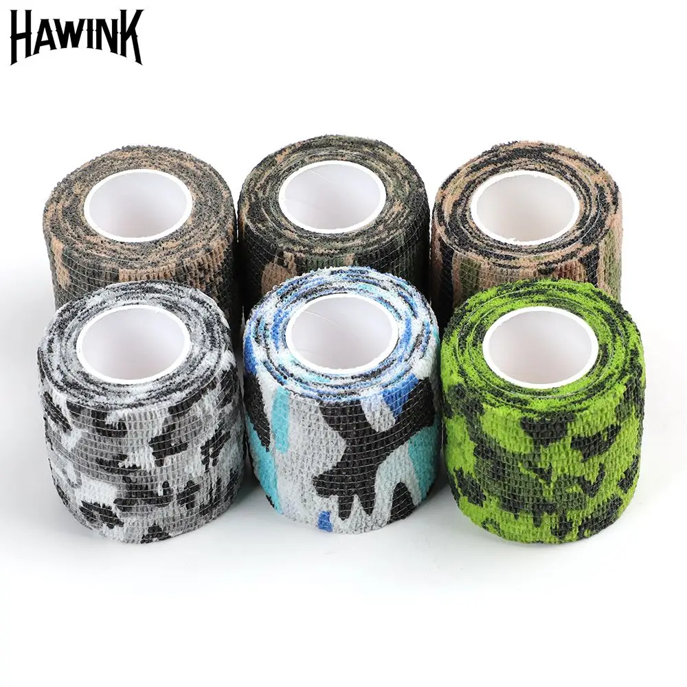 

HAWINK Machine Handle Bandage Shockproof Non-slip Disposable Self-adhesive Elastic Tape Camouflage Tattoo Special Supply