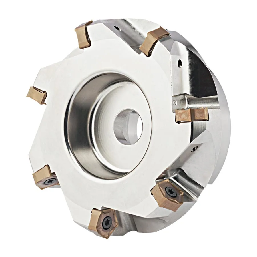 Phay Cutter Đĩa MFPN66-050R-4T 063R-5T 080-27-6T CNC Phay Mặt Phẳng Nhanh Chóng Thức Ăn Mở Thô PNMU Hai Mặt Chỉ Số Dao Phay Chèn