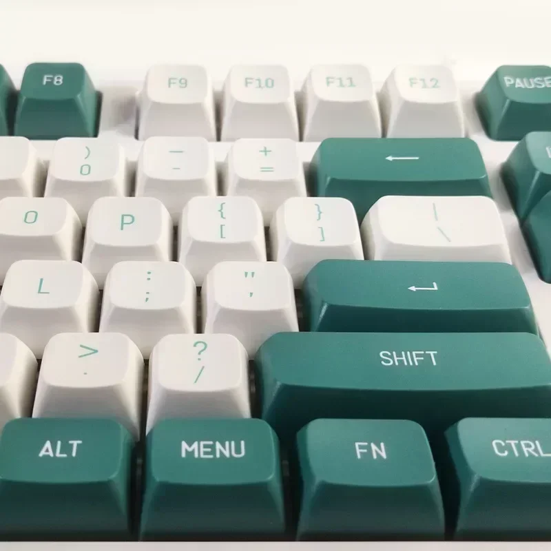 Melkgroen mechanisch op maat gemaakte keycap XDA sublimatie PBT-materiaal origineel gevoel magnetische as DIY-persoonlijkheid