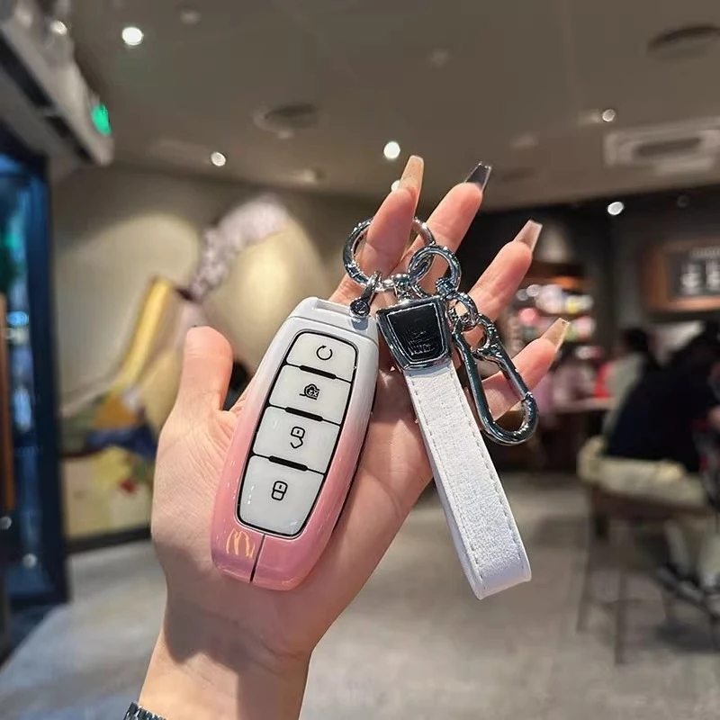 ل Tengshi D9 مفتاح غطاء للحماية ل 2024 DMI السيارات EV اكسسوارات مشبك معدني قذيفة التدرج المتقدم