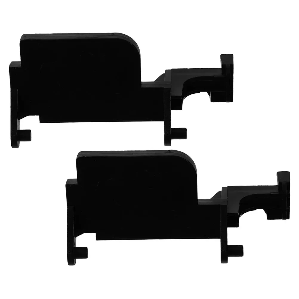 

2pcs Microwave Door Stay Switches Black Plastic Easy Installation Compatible Microwave Stay Button Replacement Hardware