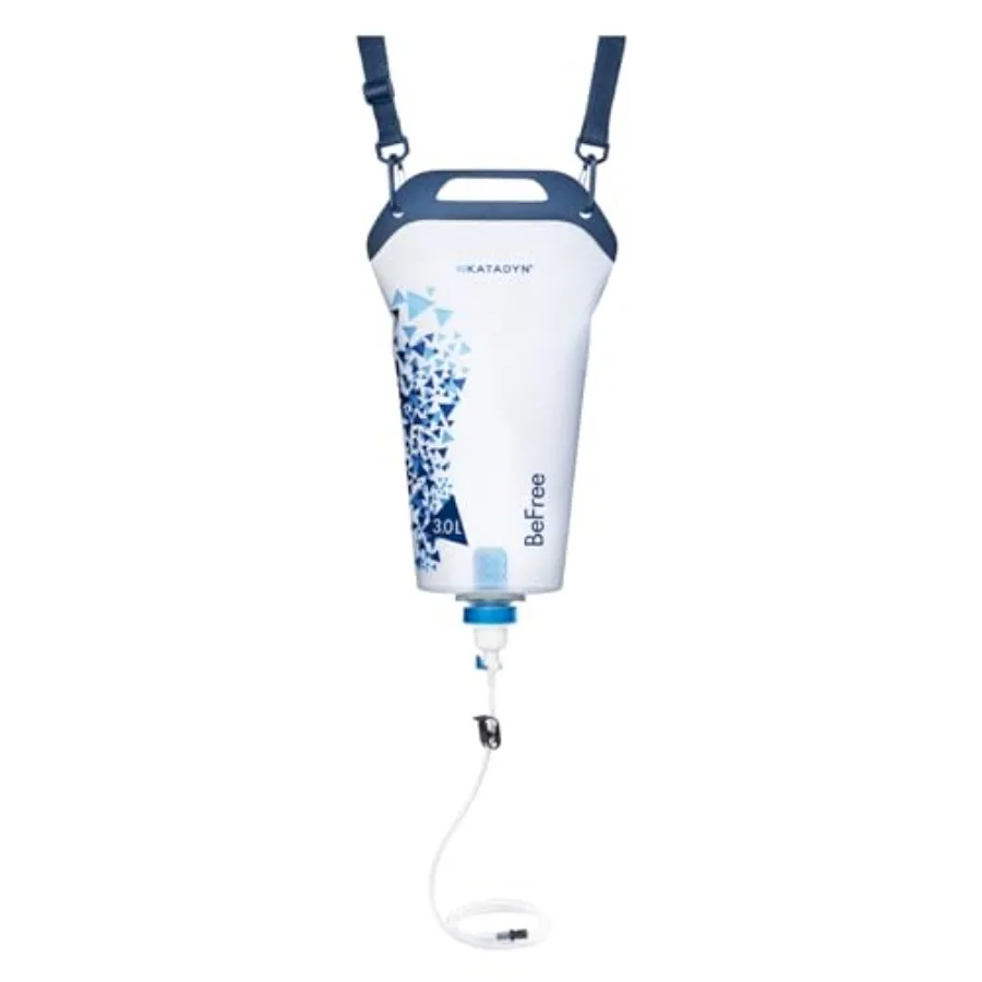 

Gravity BeFree 3.0L Water Filter Fast Flow 0.1 Micron EZ Clean Membrane Personal Small Group Camping Backpacking Emergency Prep
