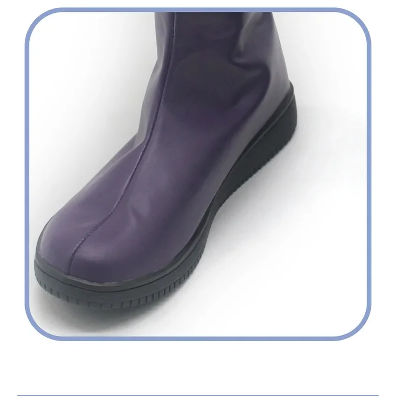 2025 11, игра Danganronpa Trigger Happy Havoc Kyoko Kirigiri, обувь для косплея, фиолетовые высокие сапоги на высоком каблуке