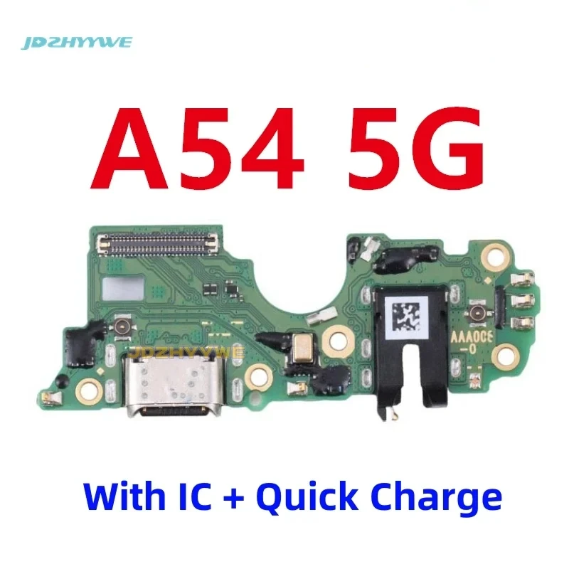 Original USB Charge Dock Port Jack Connector Flex Cable For OPPO  A32  A35 A52 4G A53 A53S A54 A54S 5G Charging Board Module