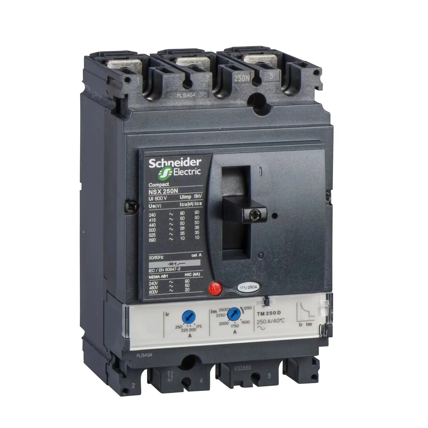 Original Industrial controls Molded case circuit breaker air switch NSX100F 3P3D TM100D LV429847 Circuit breaker