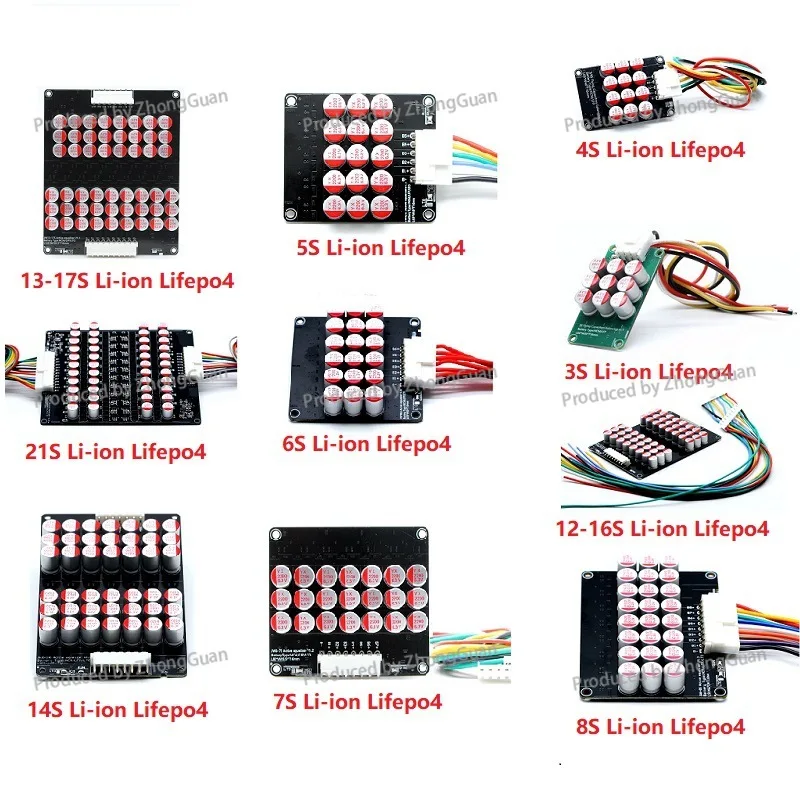 Lithium Battery Equalization Board 3-24 Series Ternary Iron Lithium Active Equalization Board Lithium Battery  Module Equalizer